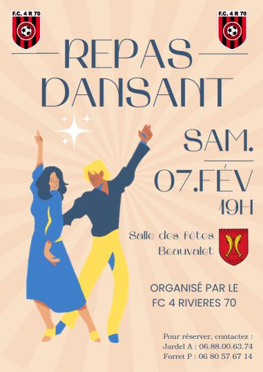 FC4R:  Repas dansant 