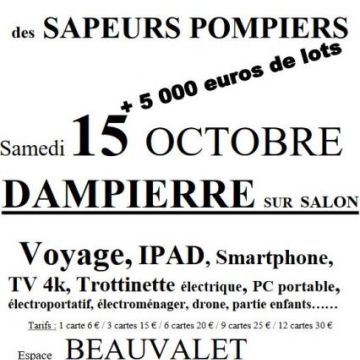 Loto des Sapeurs Pompiers