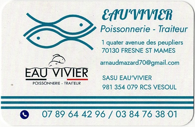 Poissonnerie Camion magasin à Dampierre-Sur-Salon