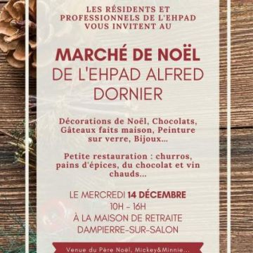 MARCHÉ de NOËL EHPAD