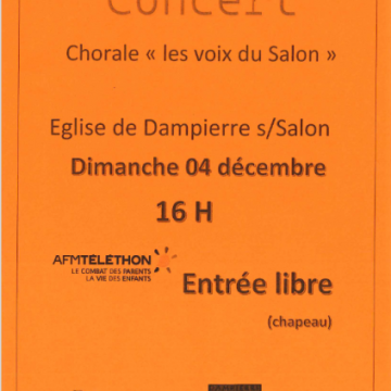 Concert Chorale " les voix du Salon".